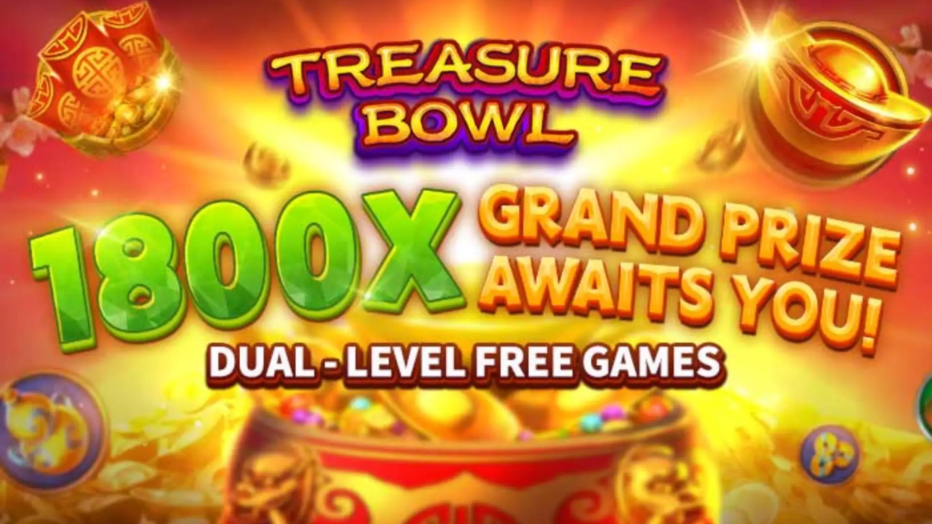 Multiplicadores Treasure Bowl 166bet - 7777x Máximo com Tigela Dourada